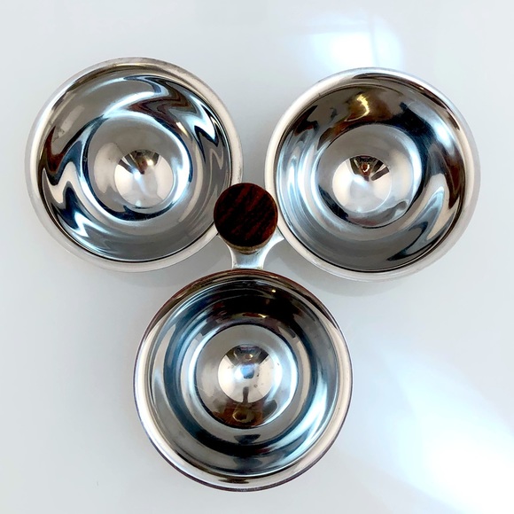 Midcentury candies, nuts, saucer holder. - Picture 4 of 6